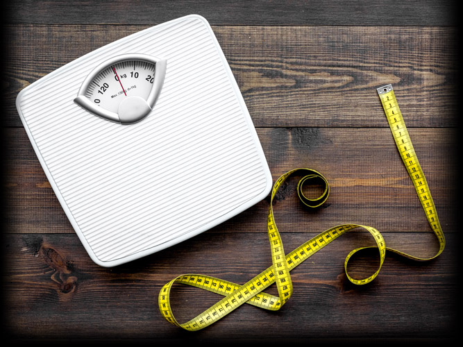 Scale with Measuring Tape